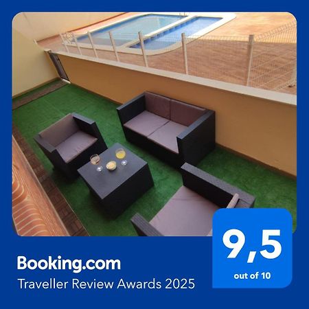 Apartamento Con Patio, Piscina Y Parking Privado El Campello Eksteriør bilde